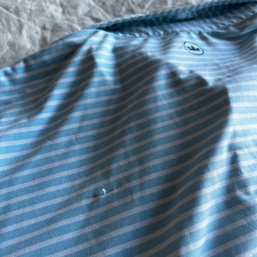 Peter Millar Striped Men's Polo Shirt - Picture 8 of 8